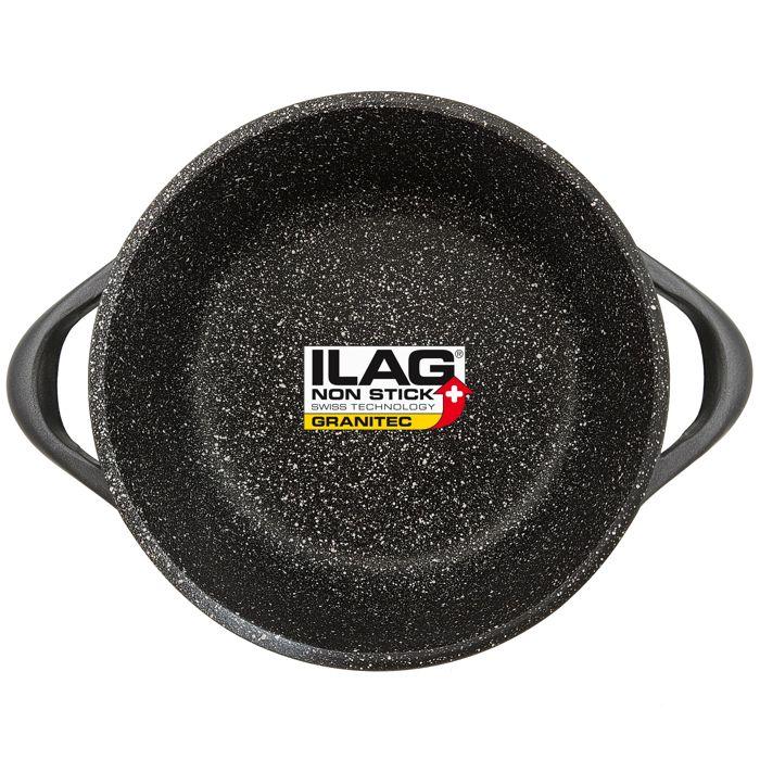 Batterie De Cuisine Induction 8 Pièces Aluminium Fonte 4 Casseroles 4 Couvercles Briebe MGK-17 Noir 93782
