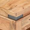 VidaXL Table basse 110 x 55 x 45 cm Bois d'acacia solide