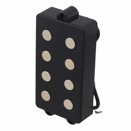 Yibuy Black Big Bass Guitar 4-String Humbucker Pickup, Ceramic