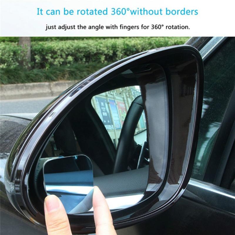 Blind Spot Detection Adjustable 360-degree Adjustable Durable Car Accessories Parking Aid Anti-glare Frameless Hd Glass Hd Glass