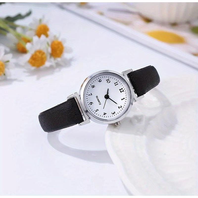 Quartz Watchesfor Women Ladies Small Dial Casual Watch Leather Wristwatch
