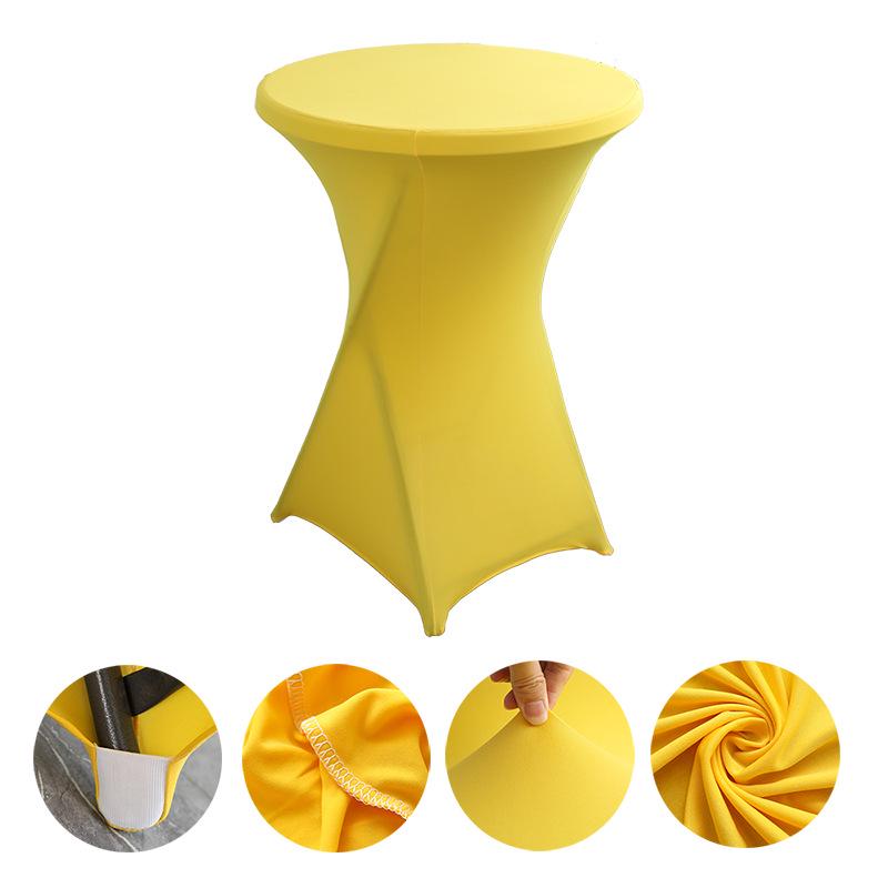 Copritavolo Elastico Universale di Alta Gamma in Spandex per Matrimoni e Banchetti