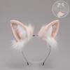 Two-dimensional rabbit ears, animal ears, headbands, comics props, Japanese plush rabbit ears, rabbit tail set