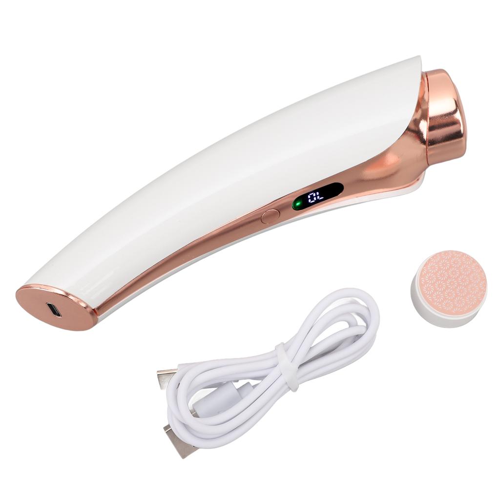 Elektrischer Fuß-Hornhautentferner Wasserdicht Kabellos Tragbar Gebogen Typ C Aufladung Elektrische Fußfeile für Trocken Rissig