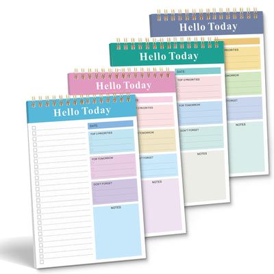 To Do List Notepad For WorkTear Off Spiral Daily Planner Checklist Notebook Organizer Planning Perfect For Enhanced Productivity