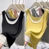 Modal Two-Piece Loose Camisole Vest for Women - Plus Size, Slimming, Versatile Sleeveless Top.