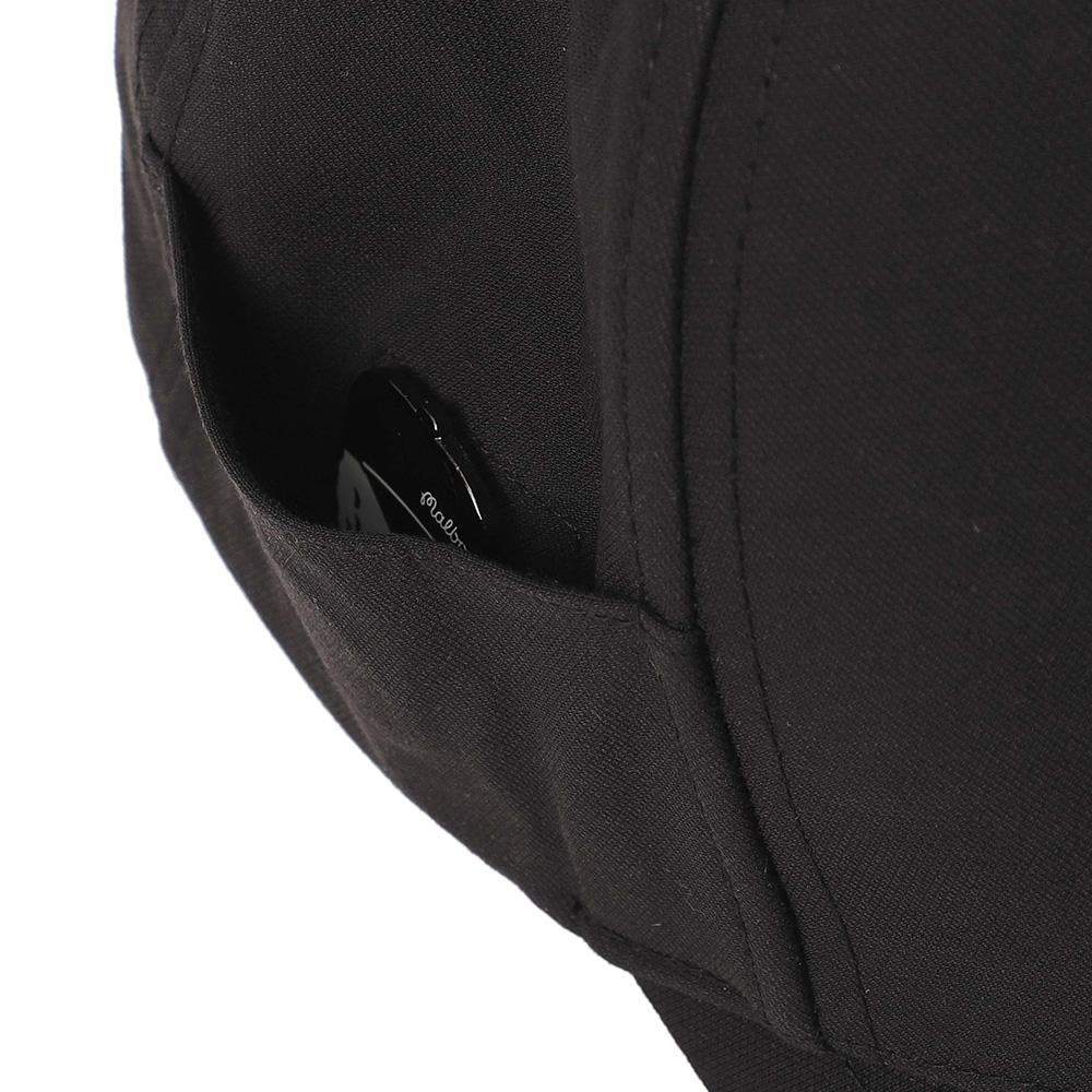 MALBON GOLF Side Panel Ball Marker Ball Cap Black (Man)