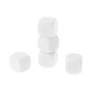 10Pcs/pack Dices Set Acrylic White Dices Teaching Props Game Accessories Mathematical Tools Round Corner Dices Set