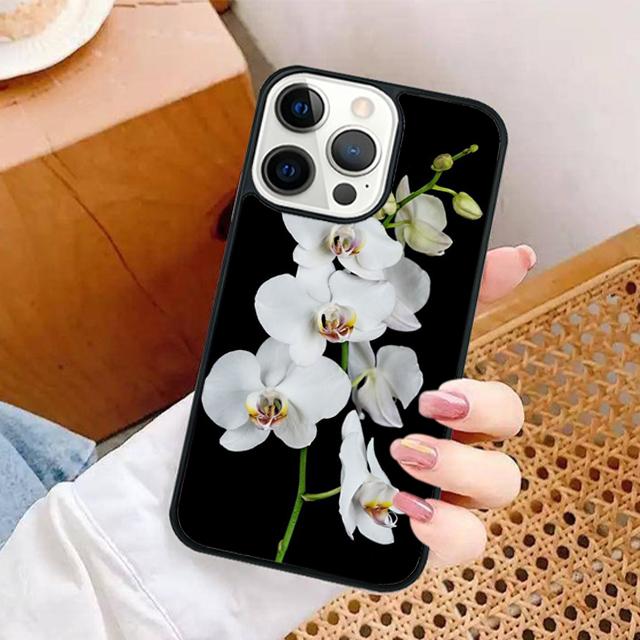 Orchid Flowers Colorful Phone Case for iPhone 16 15 SE2020 6 7 8 Plus for Apple 13 11 12 14 Mini Pro Max Cover Coque Shell