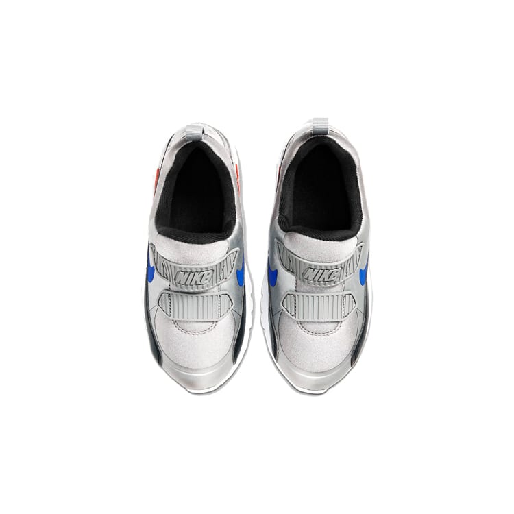 Nike Air Max Tiny 90 Low Top Casual Shoes Metallic Silver Children Aged 3 7 Years Old 881927-017