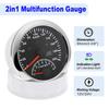 HD 200KM/H 120KM/H Universal 2 in 1 85mm Digital Car GPS Speedometer With Tachometer 0-8000RPM Tacho Sensor for Marine Boat Car Speedometers 1