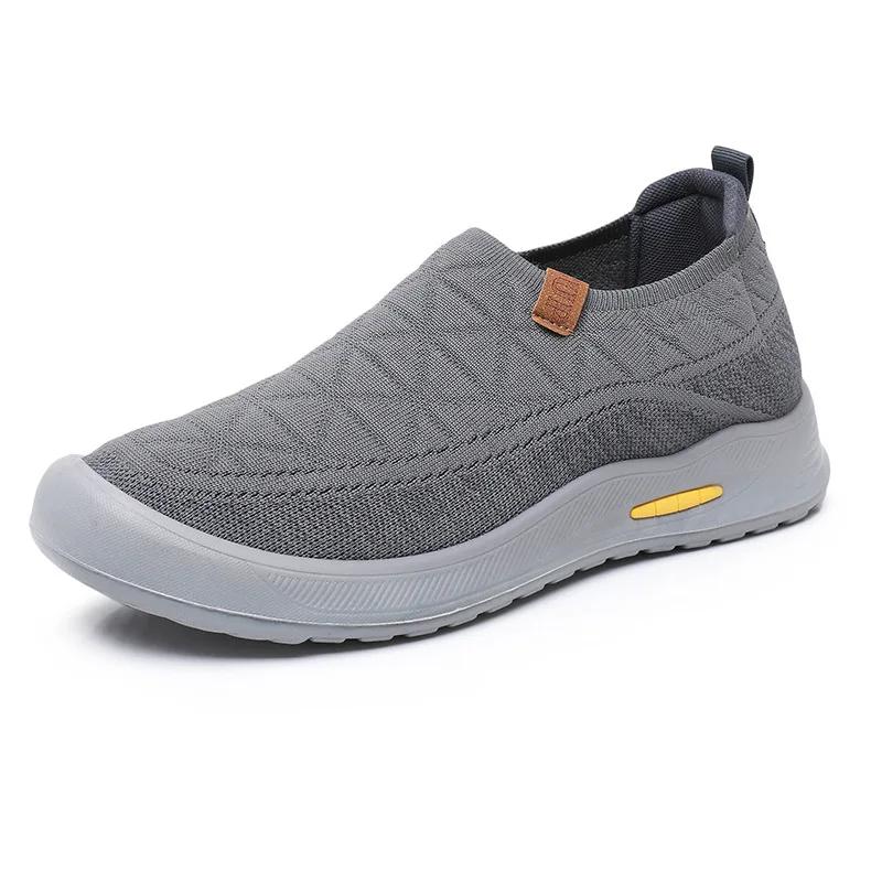 Fashion Men Shoes  Spring New Comfortable Soft Sole Sewing Casual Shoe Breathable Non Slip Sneakers Lightweight Large Size Men Shoes