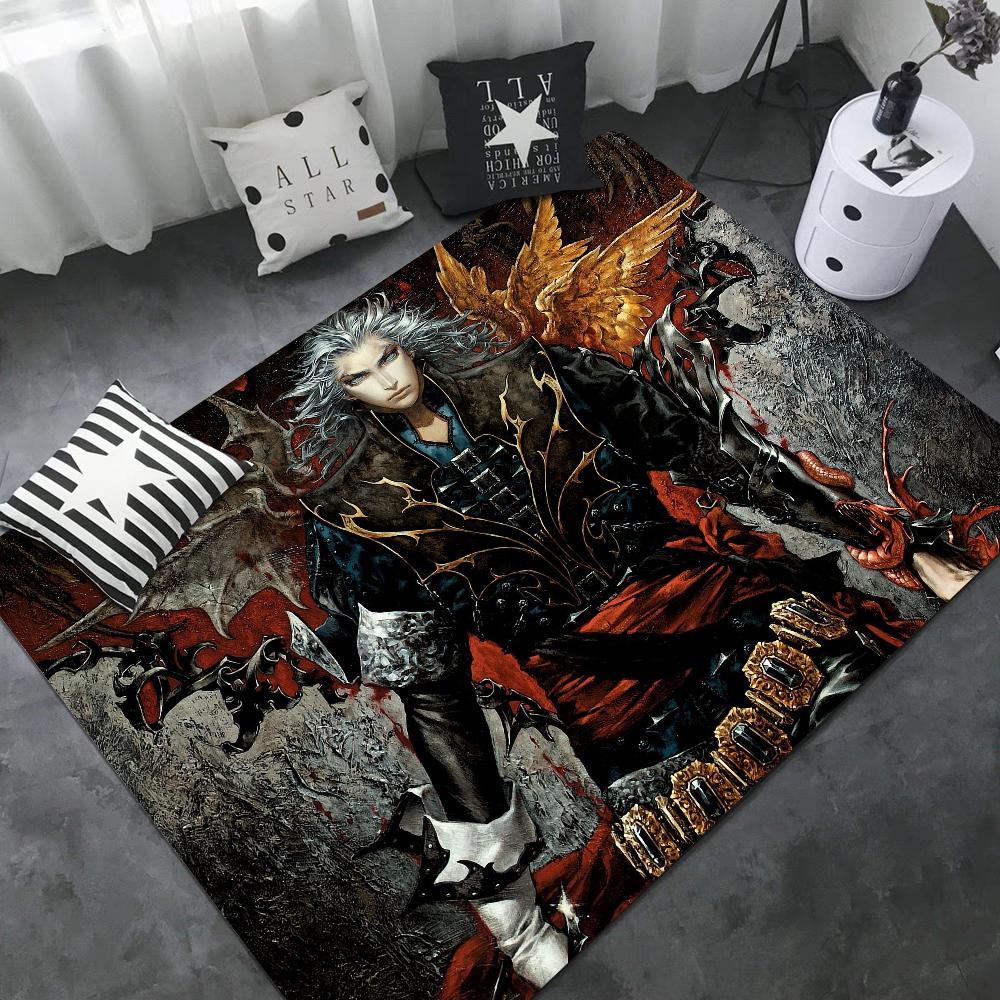 Castlevania Long Rugs Nordic Style Bedroom Living Room Doormat Home Balcony Anti-Slip Toilet Rug