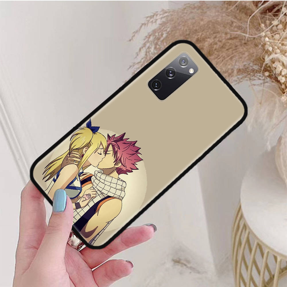 Black Case for OPPO Reno 8 6 5 4 Pro Plus Find X3 A17 A3 A31 A38 A40 A53 A54 A55 A74 A76 A78 A77 A80 A94 A95 A96 Lite W-64 Fairy Tail