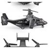 Diecast Alloy Simulated Osprey Transporter Fighter Aircraft Aviation Model Military Transport Aircraft Kid Toy Collect Ornament