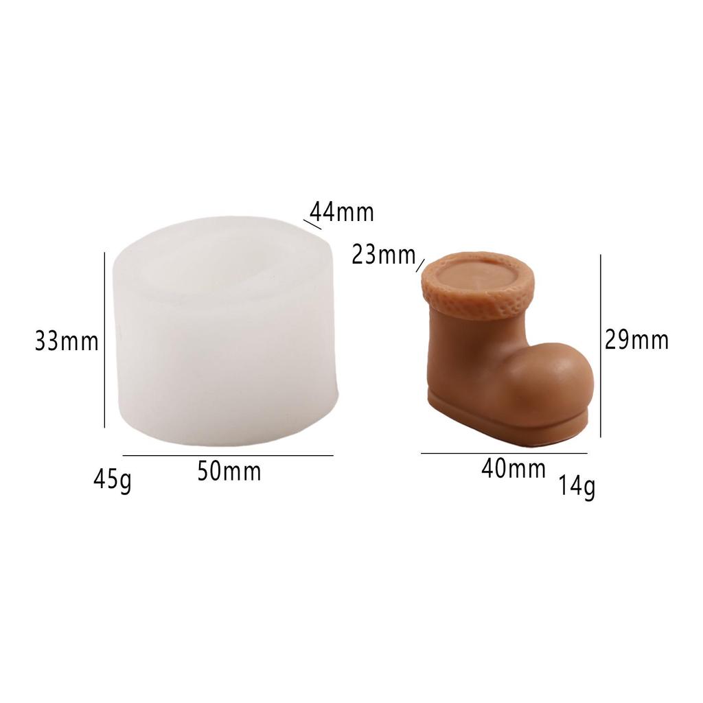 Gingerbread Man Candle & Chocolate Mold - Christmas Scented Gypsum Ornament