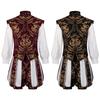 European Renaissance Double-Layer Vest & Pumpkin Pants Men's Suit