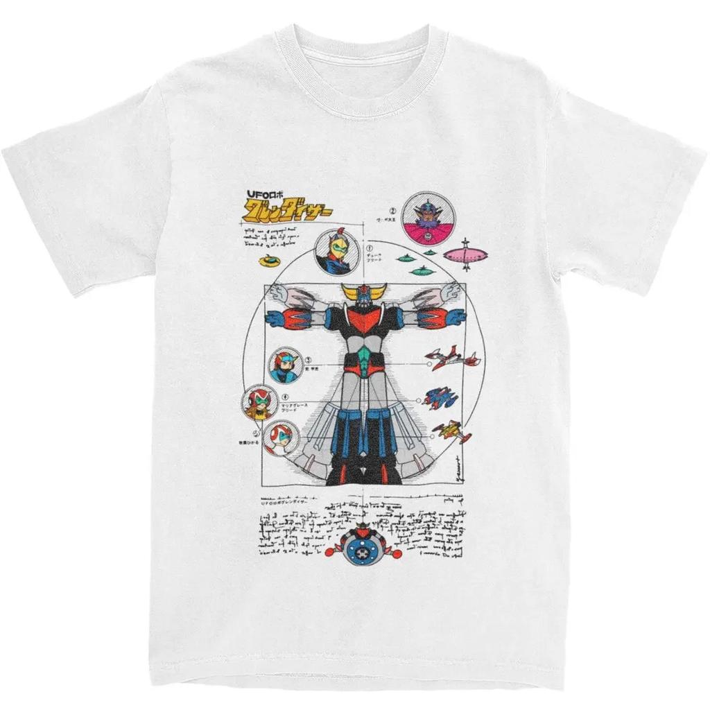 Heavyweight Informal Novelty UFO Robot Grendizer Goldorak T Shirt Unisex 100 Cotton Goldrake Japan Robots Tee Shirt Adult Clothing