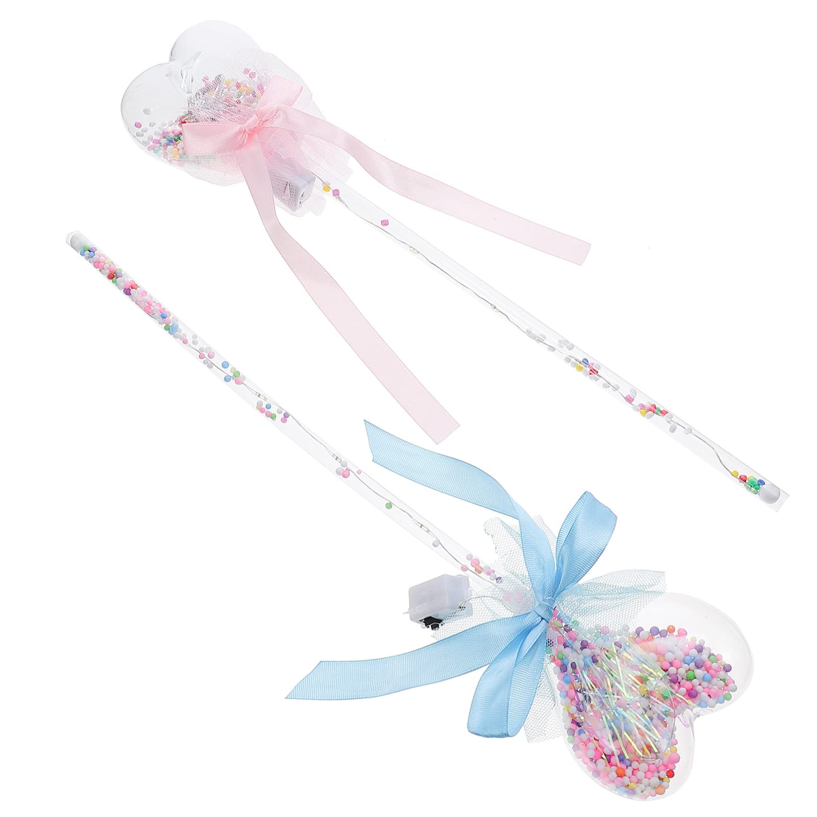 

iplusmile 4 Палочки ведьмы Волшебные палочки Светящиеся палочки Небесный шар Блестящие волшебные палочки Светящиеся реквизиты для вечеринки Фотореквизит Палочки Небесный шар (Случайный цвет)