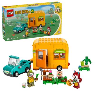 LEGO Animal Crossing: Leif's Traveling Garden Shop Toy - Birthday Present - Building Blocks - Girls, Boys, Children Ages 7, 8, 9 - Pretend Play - Game