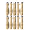 10Pcs Ergonomic Wooden Handle For Hand Tools Screwdrivers High Grade Material Metal Woodworking Rasp Hand Files Workshop Tool