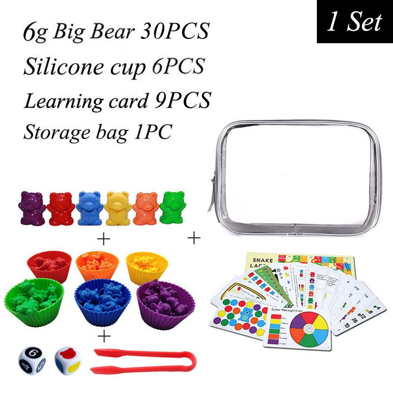 Montessori Rainbow Weight Bear Zabawki dla dzieci Sorter kolorów Materiał do liczenia Gra edukacyjna z matematyką Zabawki edukacyjne dla dzieci Nowe