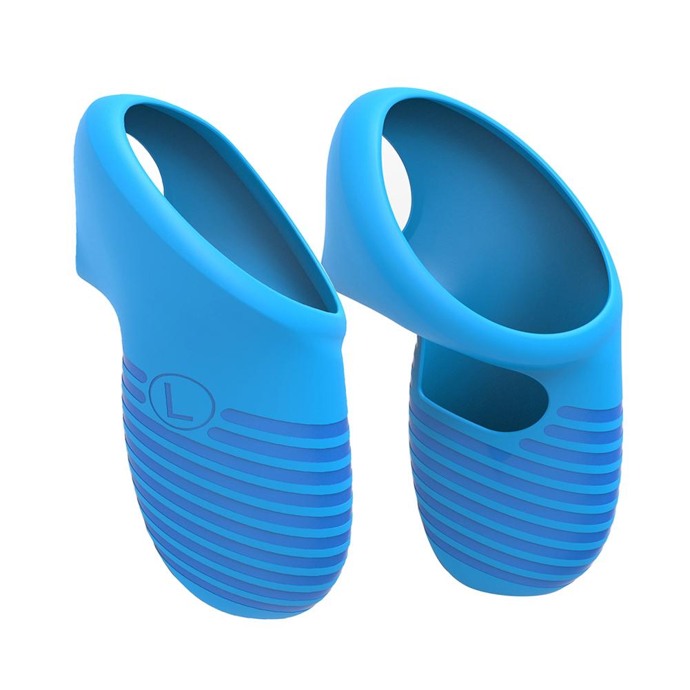 1 Pair Silicone Controller Grips Cover Anti-Fall Joystick Covers Non-Slip with Adjustable Strap for Meta Quest 3 VR Accessories