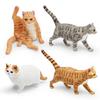 Farm Cat Decor Pvc Pet Model For Childrens Playroom And Collectibles