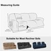 1 3 Seat Elastic Recliner Sofa Cover For Living Room Jacquard Lazy Boy Chair Covers Split Non Slip Armchair Cover Sofa Slipcover