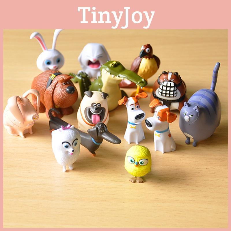 Premium Gefertigt The Secret Life Of Pets Max Snowball Duke Chloe Gidget Actionfiguren Set