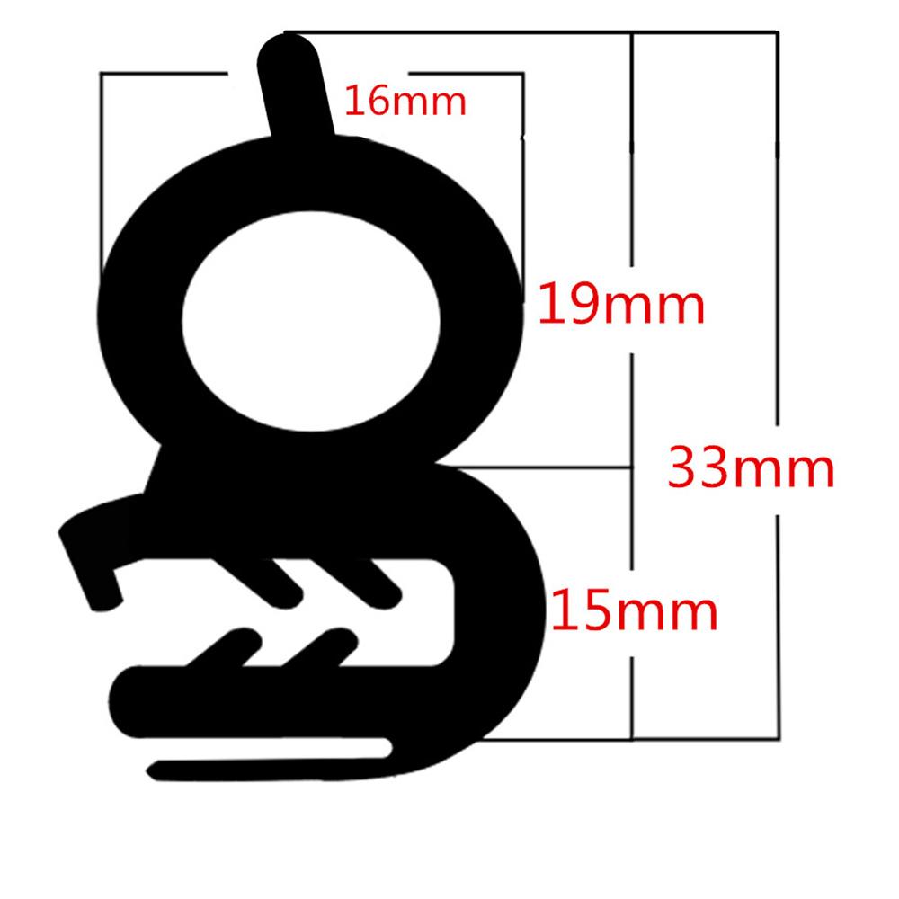 118 Inch Epdm Rubber & Steel Car Door Edge Seal Weatherstrip Left Or Right Usa