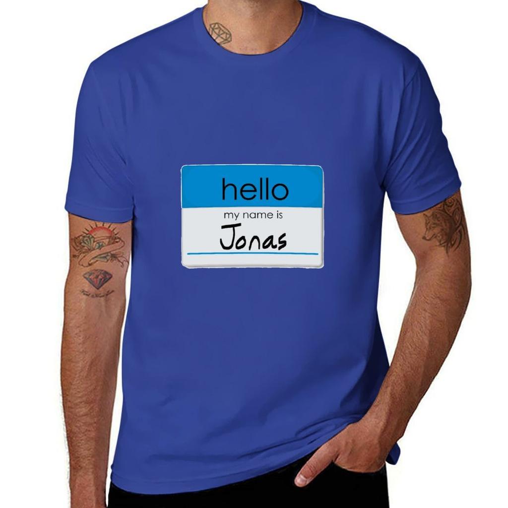 Weezer My Name Is Jonas T-Shirt Kawaii Clothes Anime Clothes Plus Sizes T Shirt for Men