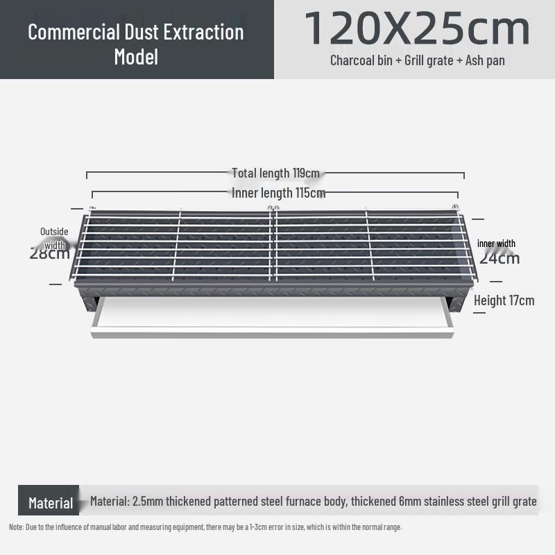 

Diqingman Large Portable Charcoal BBQ Grill
