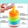 New Classic Baby Toy Set Ring Tower With Wobbly Function Stacking Fun Plastic/plastic 21.5*12.5*13.5