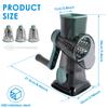 Rotary Manual Vegetable Cutter Slicer Roller Cheese Shredder Potato Grater for Kitchen Gadget Portable Dicing Machine Chopper