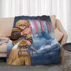 Anime V-Vinland Saga Throw Lightweight 240g Flannel Blanket Soft Skin-friendly for Summer Cooling