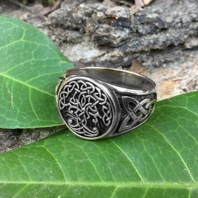 Ring European and American Viking Celtic Tree of Life Ring Jewelry
