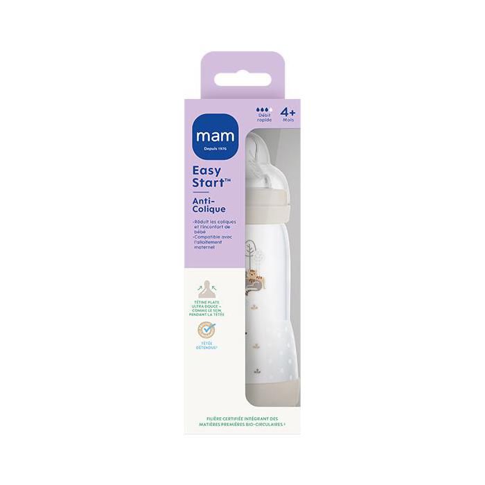 MAM Easy Start Biberon Anti-Colique 4 Mois+ Débit Rapide 320ml