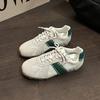Versatile casual board shoes retro color matching women's summer fashion round head mesh breathable comfortable lightweight single shoes
