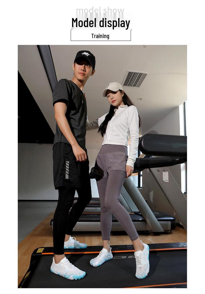 Shock-Absorbing Indoor Fitness Shoes, Silent & Non-Slip, for Men & Women, Perfect for Jumping, Aerobics, Yoga, Running, Gym Training.