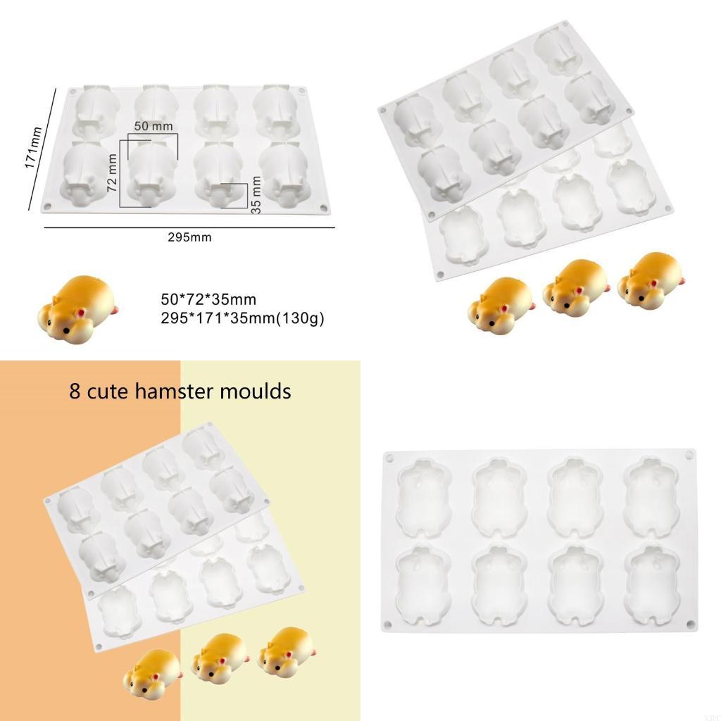 

Fondant 8-cavity Hamster Chocolate Mold Polymer Craft DIY Molds Home X3UC China Mainland