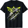 Legend of Zelda Link Neongrön Vapensköld T-shirt