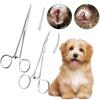 1pc Stainless Pet Ear Hair Remover & Hemostat - Heavy-Duty Dog Grooming Suitable for Dogs, Ear Hair Trimmer with Hemostatic for Quick Hair Removal