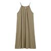 Unique Coffee Break Sleeveless Suspender Dress Children's Summer High-end Temperament Seaside Vacation and Ankle Dress Is Super Beautiful