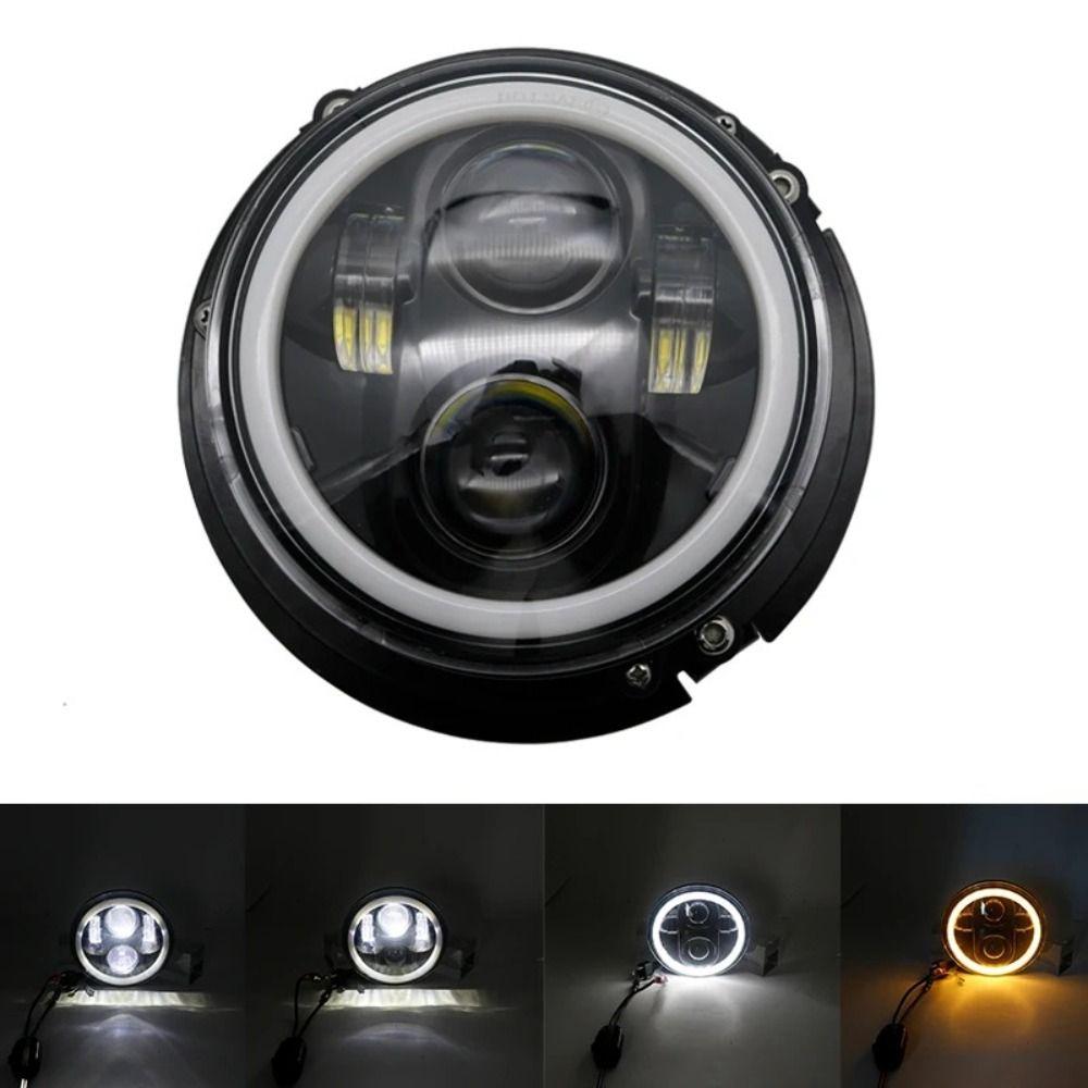 Kit de Support de Phare Rond 5,75 pouces Support de Montage de Phare Accessoires pour Motocyclettes