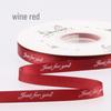 1cm Narrow Printed English Ribbon - Gift, Baking, and Florist Polyester Ribbon
