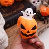 Pocket Fidget Toys 12Pcs Pop-up Ghost Pumpkin Squeeze Toy Stress Relief Head Sensory Toy Kit Creepy Pinch for Party Favors