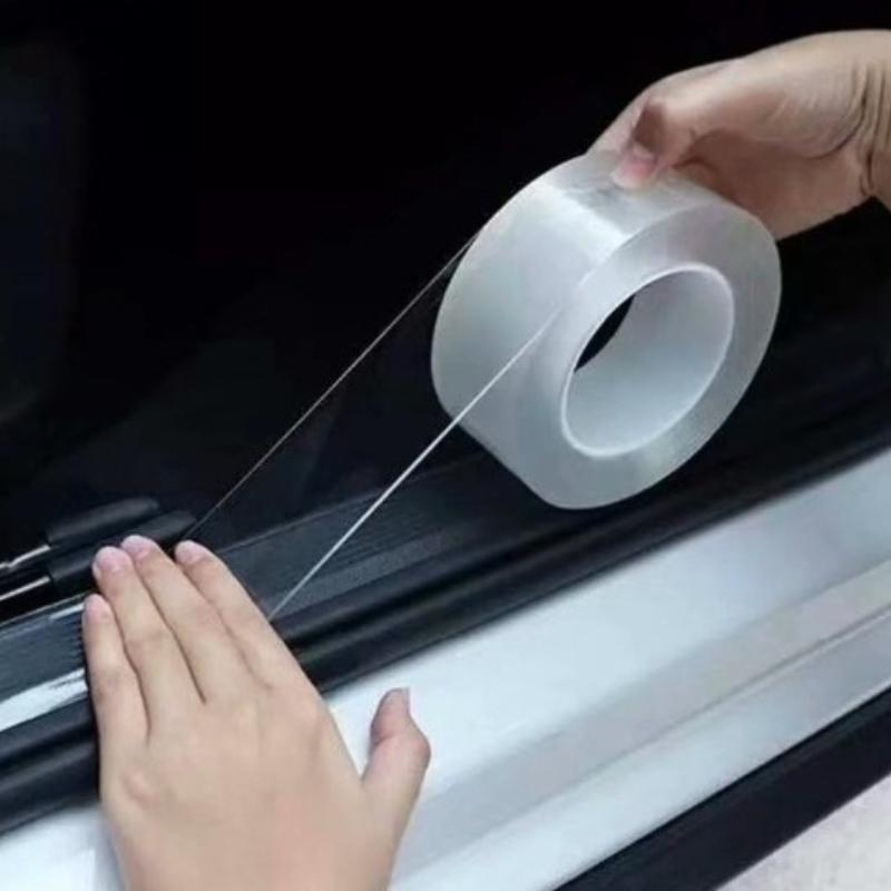 3/5/7×300cm Universal Car Door Decorative Protective Strip for Front and Rear Bumper/Door Sill Protector Anti-Collision Strip
