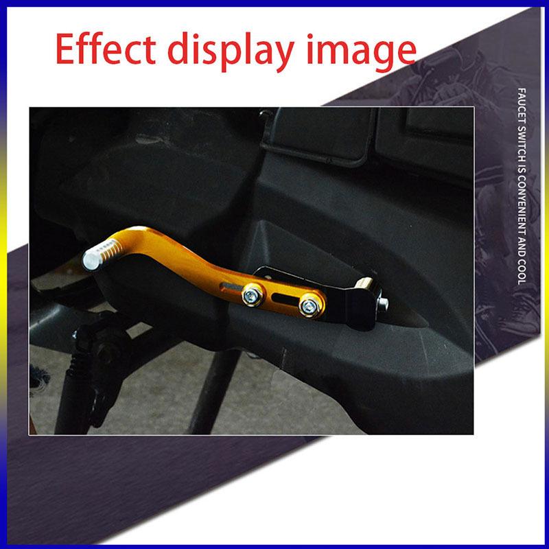Adjustable Length Motorcycle CNC Folding Aluminum Gear Shift Lever off Road ATV Motorbike Shifter Rod Gear Change Refit