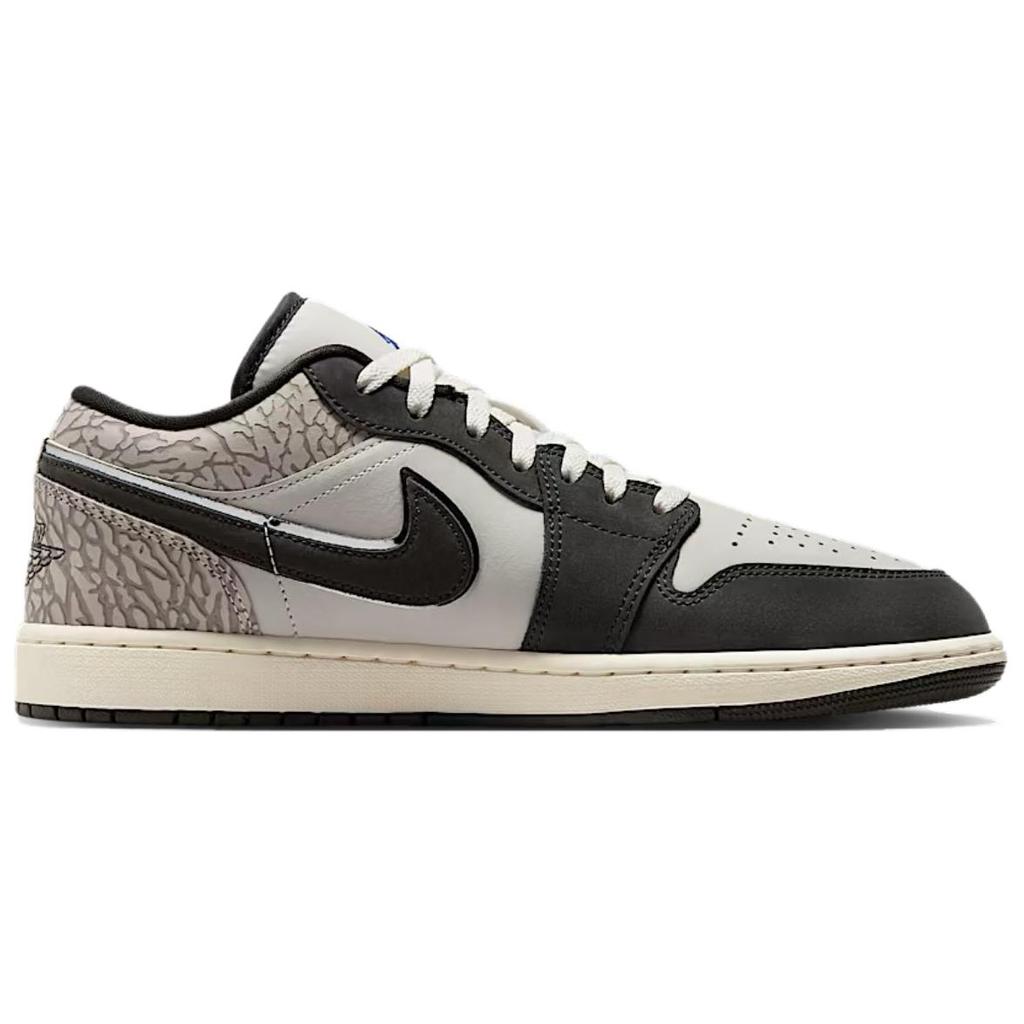 Air Jordan 1 Low SE Elephant Herr Sneakers Grå Sail Djup-Pewter IU2268-100